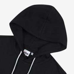 Fila New Logo Graphic - Miesten Hoodie - Mustat | FI-33078